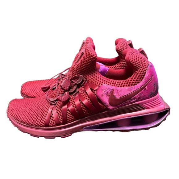 NIKE WOMEN'S SHOX Gravity Red Crush/Wild Cherry Running Shoe Size 9 #AQ8554-606 - Picture 2 of 7